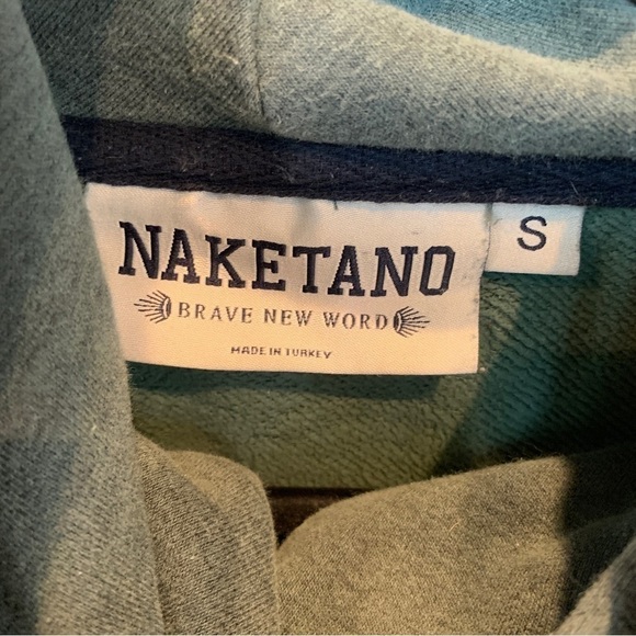 Naketano Green Hoodie Size S - Picture 3 of 12